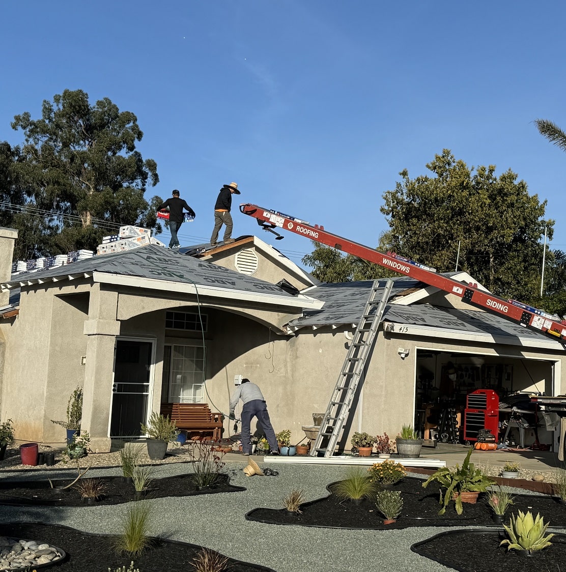 house with crane-min